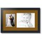 ArtToFrames Collage Photo Picture Frame with 1 - 5x7, 8x10 inch Openings, Framed in Black with Over 62 Mat Color Options and Regular Glass (CSM-3926-166)